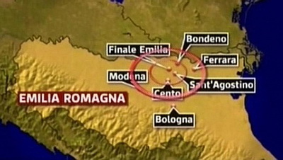 Aiuti alle popolazioni terremotate dell’Emilia-Romagna